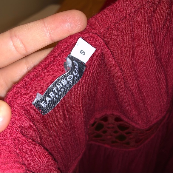 Long Red Beach Dress - Picture 6 of 6